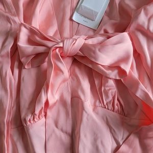 sandro maldive bow-detail midi dress